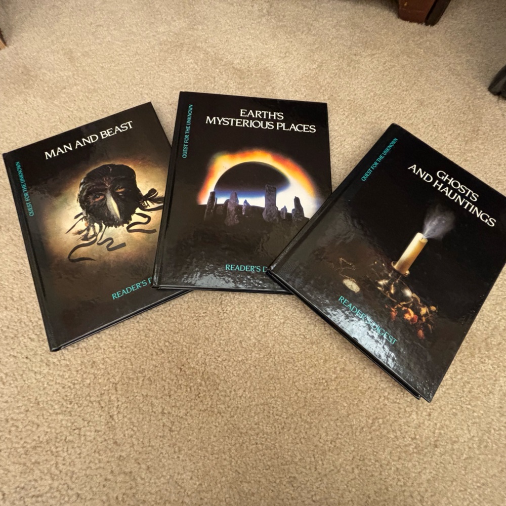 Reader's Digest Mystery Book Set of 3 - Black Covers